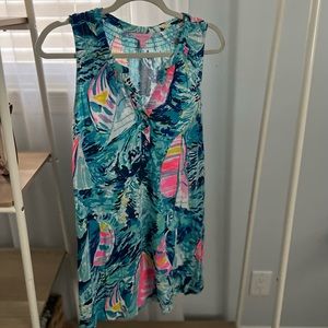 Lilly Pulitzer sailboat dress. Size Small.